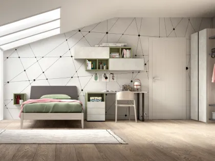 Cameretta moderna per ragazzi Room 110 di Zg Mobili