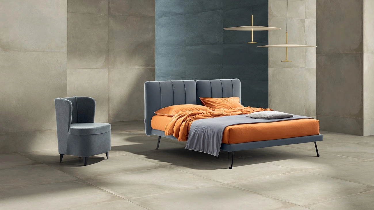 Letto in tessuto Camilla di Stilfar Italia
