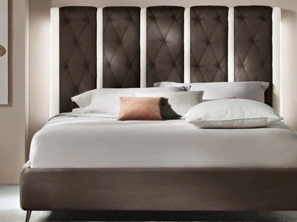 Letto con box contenitore Cecilia di Susan imbottiti