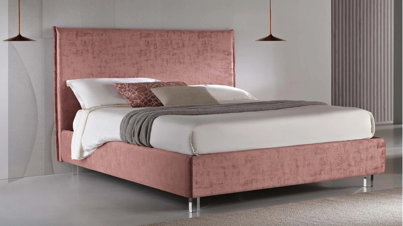 Letto Frappè con box contenitore di Susan imbottiti