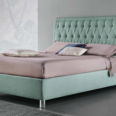 Letto Opera con box contenitore di Susan imbottiti
