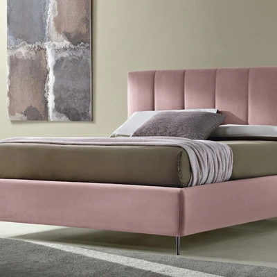 Letto Sax con box contenitore di Susan imbottiti