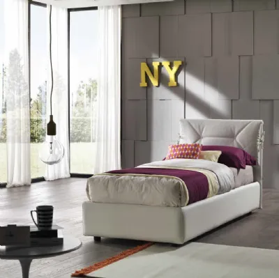 Letto singolo Aurora di Susan imbottiti