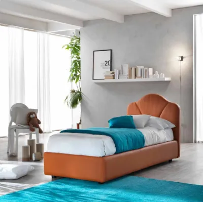 Letto singolo Luna di Susan imbottiti