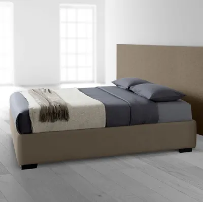 Letto Sommier 133 in tessuto con box contenitore di Stilfar Italia