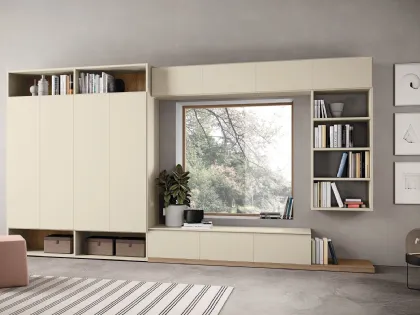 Libreria a muro Golf Infinity I105 in melaminico di Colombini Casa