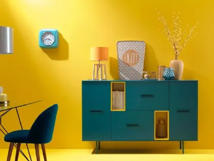 Madia dal design moderno e grintoso LV201 di Moretti Compact