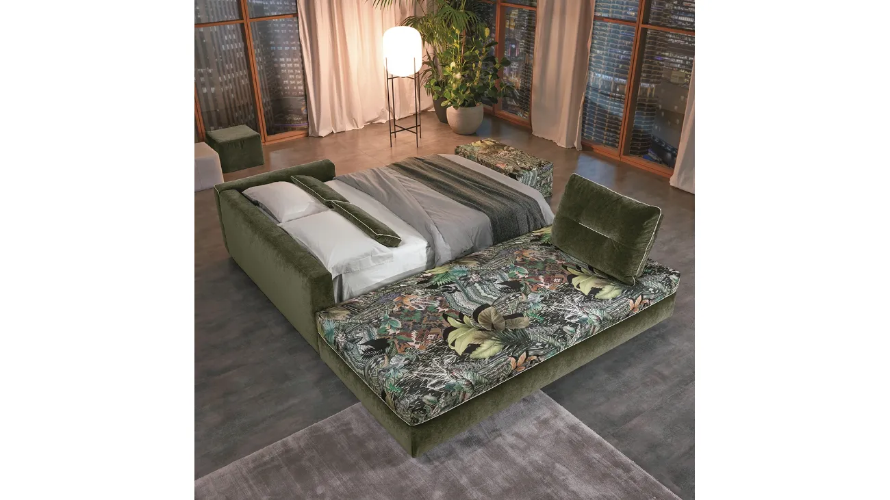 Divano Letto angolare con penisola Flam di Max Divani