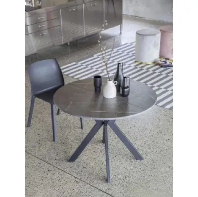 Tavolo rotondo allungabile Micro Round di La Seggiola