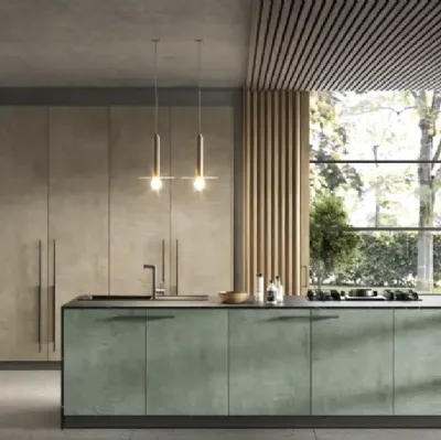 Cucina Moderna con isola College 01 di Moretti Cucine