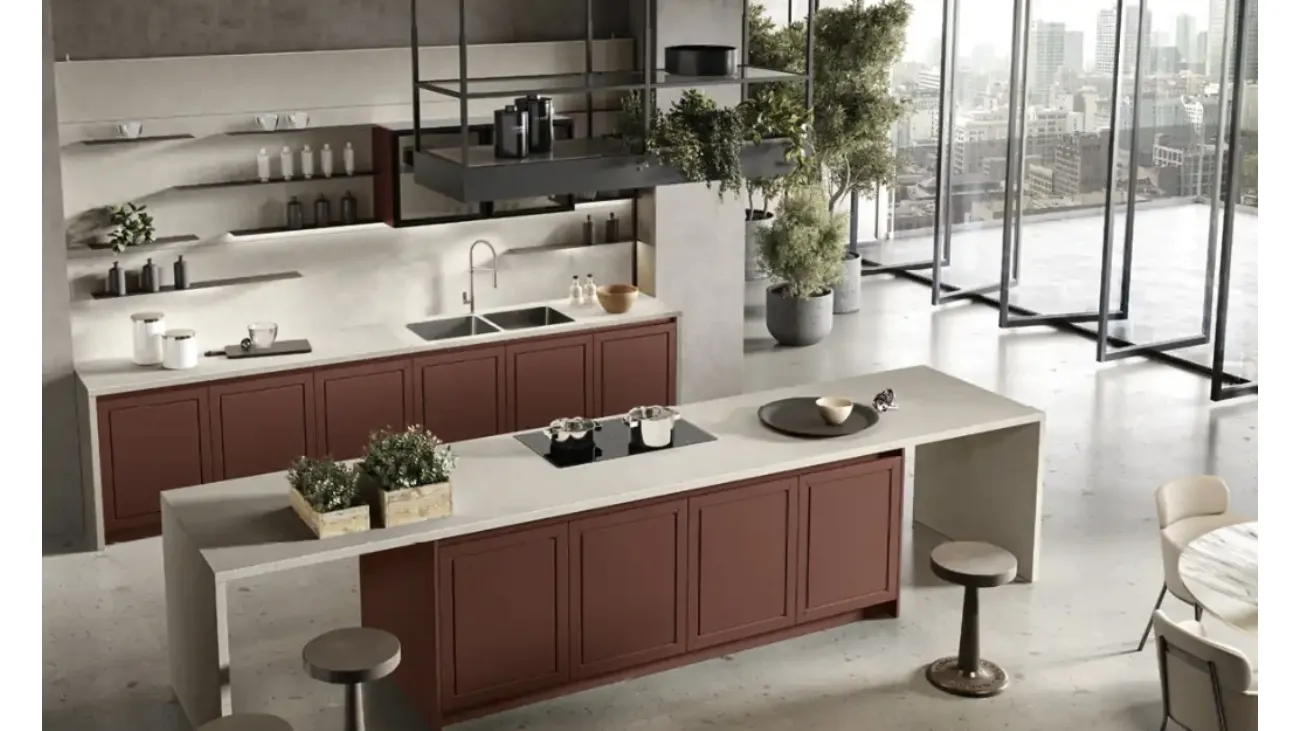Cucina Moderna con isola Myriad 02 di Moretti Cucine