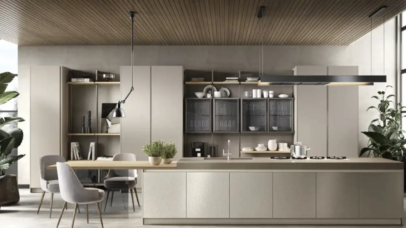 Cucina Moderna con isola Venere 02 di Moretti Cucine