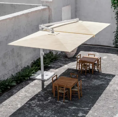 Ombrellone FLN-V in alluminio verniciato di La Seggiola